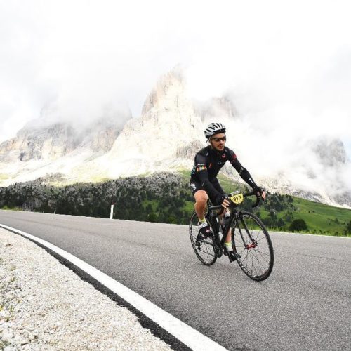 07 Participando en la prueba Maratona Dolomitas